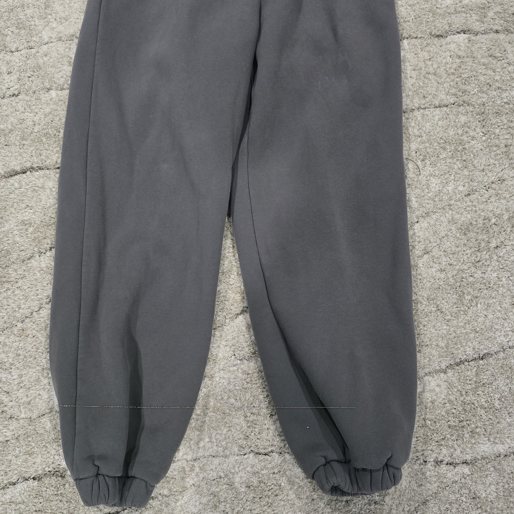Comfort Cloud Oversized Wolf Gray Sweatpants And Zip Up Hoodie Men Women - Picture 6 of 9